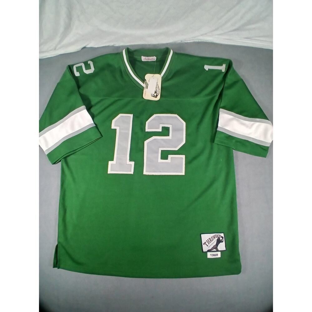 Vintage 1989 Gridiron Throwbacks Jersey – #12 Green Football Jersey – Size XL